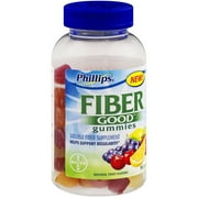 Phillip's Fiber Gummies Fruit Chews, 90 CT (Pack of 3)