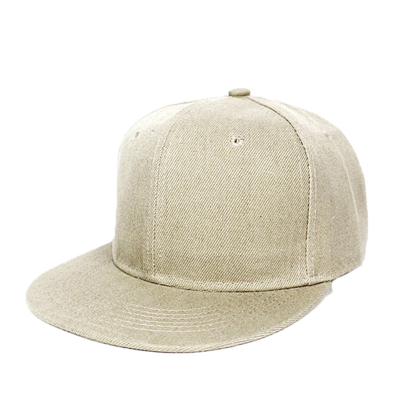 Solid color hat curved brim baseball cap flat brim hip hop hat snapback hat cross border foreign trade Amazon