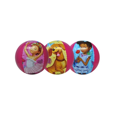 Fancy Bell - Girls Fancy Nancy Frenchy Bree Inflatable Beach Ball 13.5