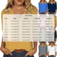 thumbnail image 4 of Women's V-Neck 3/4 Sleeve Cotton Linen Tops Solid Color Breathable Relaxed Fit Tunic Tops All-Day Comfort, 4 of 8