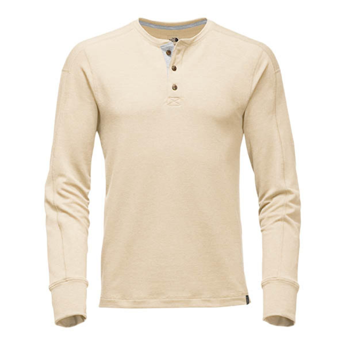Long-Sleeve Terry Henley S 