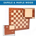 GSE Games & Sports Expert Professional Tournament Chess Board Only