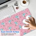 thumbnail image 4 of Long Mouse Pads for Desk,Pink Cartoon Unicorn Pattern Desk Mats on Top Of Desks, Desk Mouse Pad Extra Large with 3mm Non-Slip Base and Stitched Edge for Gaming,Office,Work,Home 31.5"x11.8", 4 of 6