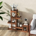 thumbnail image 2 of Costway Multi-layer Wood Plant Stand Flower Shelf Rack with High Low Structure, 2 of 10