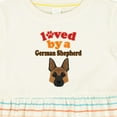 thumbnail image 4 of Inktastic German Shepherd Dog Lover Girls Baby Dress, 4 of 5