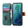 thumbnail image 6 of Wallet Case for Motorola Moto G 5G 2024, Retro PU Leather Cards Holder Flip Stand Shockproof Protective Cards Holder Hand Strap Phone Case for Motorola Moto G 5G 2024, Green, 6 of 6