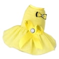thumbnail image 4 of Methold Ropa para mascotas Chaleco con lazo de gasa Vestido Disfraz Regalo Ropa para mascotas Amarillo XXL, 4 of 6