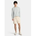 thumbnail image 2 of No Boundaries Soft Fleece Jogger Shorts, 6" Inseam, Men's and Big Men's, 2 of 5