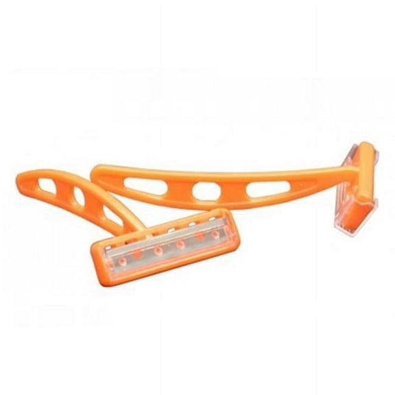 Dawnmist SR1801C Single Edge Razor Security Handle Shield, Orange - Short