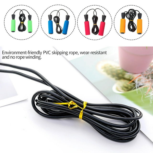 Adults Jumping Rope Child Stamina Training Exercise Skipping Rope rope training jumping rope Non-slip Handle Ball-bearing, Red