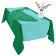 thumbnail image 2 of Turquoise Blue Whale Table Cloth Waterproof Tablecloths, Summer Beach Coastal Modern Art Tablecloth Dining Table Cover for Kitchen Party Tabletop Outdoor, Rectangle Tablecloth 54x108 Inch, 2 of 9