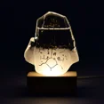 thumbnail image 4 of Botella de pronóstico del tiempo con forma de gota de agua de cristal transparente con forma de corazón de tormenta, adorno de base de madera líquida para decoración del hogar, boda, regalo artesanal, 4 of 5
