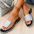 thumbnail image 2 of VerPetridure Women's Sandals Summer Casual Thick-heeled Solid Color Low-cut Square Headgear With Mid-mouth Single Shoes, 2 of 4