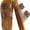 Brown, variant on Pool Slides for Women Water Resistant Double Buckle Adjustable Slip-On Womens Sandals for Beach Shower Casual Wear