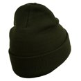 thumbnail image 4 of Los Angeles Embroidered Long Cuff Beanie - Green OSFM, 4 of 5