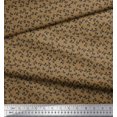thumbnail image 3 of Soimoi Polyester Crepe Fabric Artistic Leaves Print Fabric by Yard 52 Inch Wide, 3 of 5
