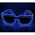 thumbnail image 2 of LINLIN Light Up Glasses, LED Glasses Party Glasses Sunglasses Cool Glasses Battery for Halloween, 2 of 6