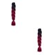 thumbnail image 1 of Qarigey Trenzas con extensiones de cabello trenzado, materiales fáciles de trenzar sintético, cabello trenzado Jumbo B8 B8 2Conjunto, 1 of 6