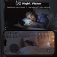 thumbnail image 6 of 5G&2.4G WiFi Indoor Camera for Home Security, Pan/Tilt Baby/Pet Camera with Phone App, Motion Sensor & Night Vision, 2-Way Call, TF/Cloud Storage (2Pack), 6 of 9