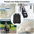 thumbnail image 7 of Caveen Baby Car Seat Cover, Plush Minky Dots Infant Car Seat Canopy for Baby Shower Gift, Black, 7 of 7