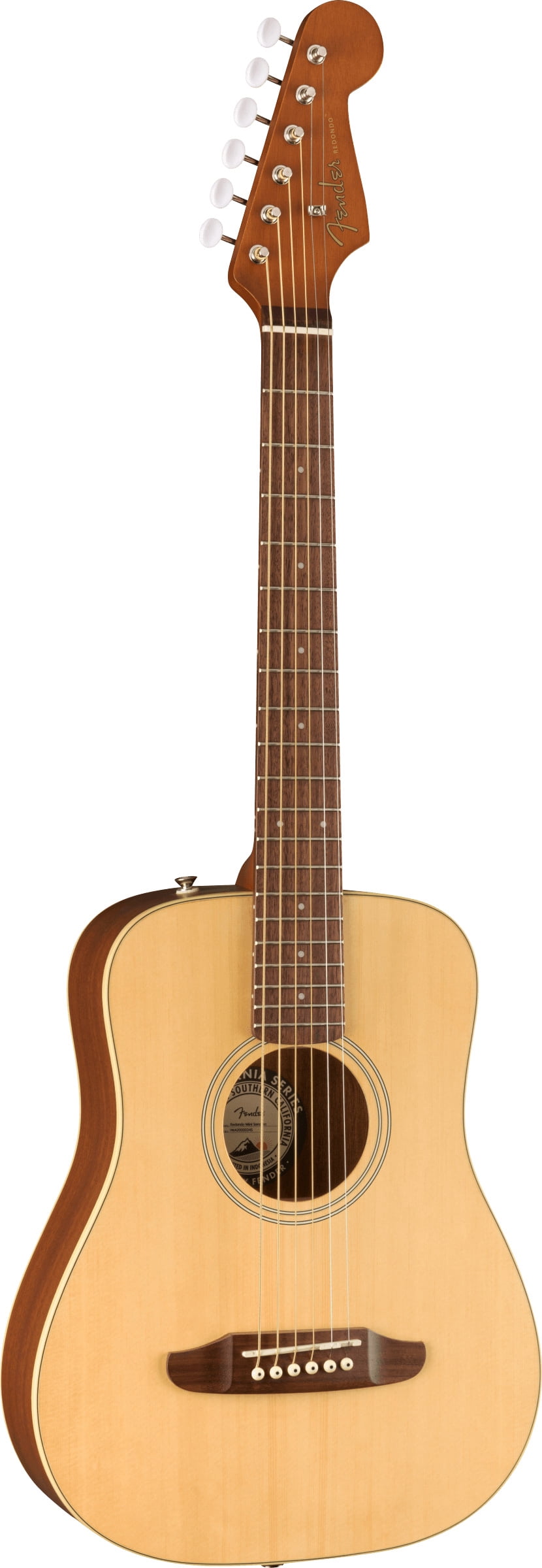 Fender Redondo Mini Acoustic Guitar - Natural w/ Gig Bag