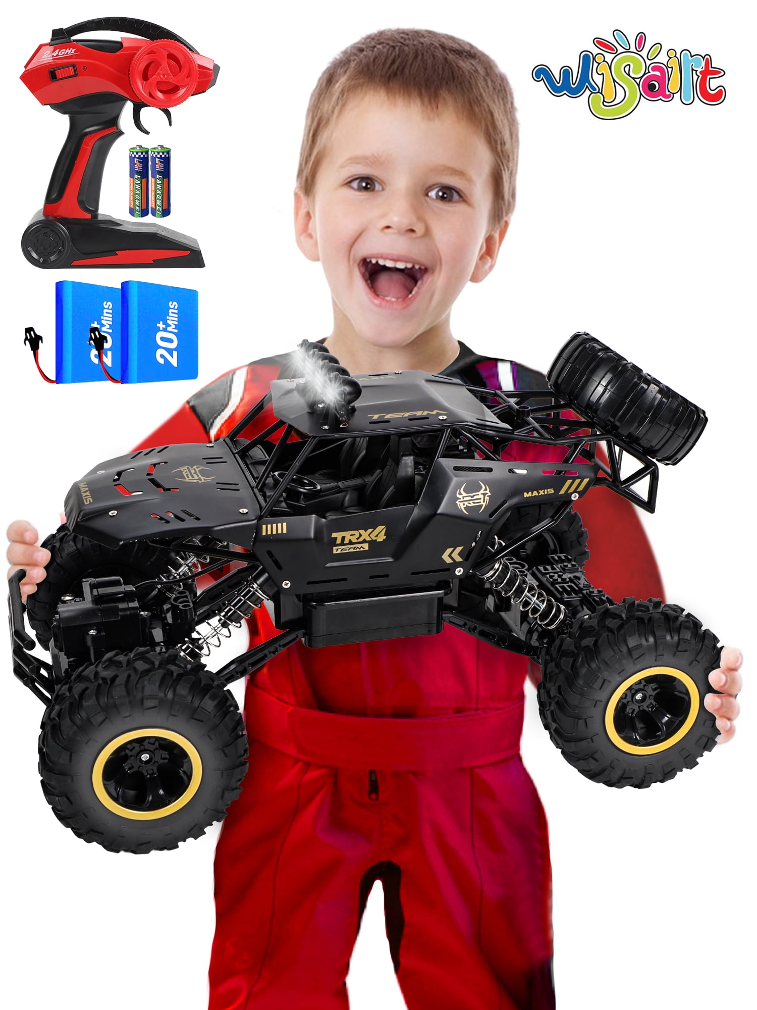 WISAIRT Large RC Cars, 112 4WD Large Remote Control Monster Truck 2.4
