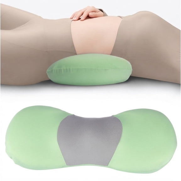 Memory Foam Lumbar Support Pillow, Ergonomic Lower Back Cushion for Back