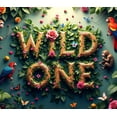 thumbnail image 5 of LUUFILx Wild One Floral Backdrop Birthday Background Banner Decoration Party Supplies Photography Props Kids Event, 5 of 8