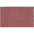 thumbnail image 4 of Garland Rug Palazzo II Washable Bath Rug Crimson Red/White, 21"x34", 4 of 4