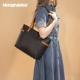 thumbnail image 3 of Montana West Tote Bag Slouchy Hobo Bag Minimalist Shoulder purses and Handbags for Work, Black, 3 of 7