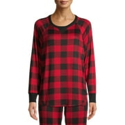 Secret Treasures Essentials Women's Plaid Hacci Top