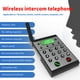 thumbnail image 2 of Sistema de intercomunicación inalámbrico Máquina de llamadas de voz digital inteligente Máquina de intercomunicación de oficina inalámbrica Intercomunicador telefónico para oficina de negocios Llamada, 2 of 7