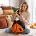 thumbnail image 6 of Pumpkin Wizard Porch Goose Outfit Witch Geese Costume 23-Inch Porch Goose Dress for Yard Lawn Outdoor Garden Patio, 6 of 6