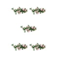 thumbnail image 3 of Toystoory Planta de flores artificiales, rosas de vid falsas, boda, hogar, rosa decorativa, fiesta, balcón, sala de estar, guirnalda, Type2 NO2, 3 of 6