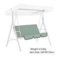thumbnail image 1 of Garden Swing Chair Cover Replacement Canopy for Swing Chair Sunshade Waterproof Dustproof Colorful Outdoor Swing Chair Cover for Patio Courtyard Garden, 1 of 9