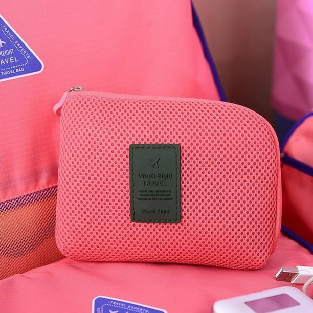 Bolsa de almacenamiento digital de viaje a prueba de golpes, cable de carga, cargador, bolsa de almacenamiento, bolsa de cosméticos