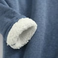 thumbnail image 5 of Oalirro Women's Round Neck Thick Plush Warm Long Sleeve Tops - Ja, Mir Ist Kalt, 5 of 7