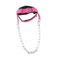 thumbnail image 3 of TTETTZ Fitness Neck Harness for Weight Training Ergonomic Design Support Adjustable Rose Red, 3 of 9
