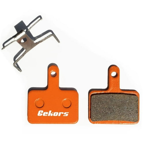 Gekors Ceramic Bicycle Disc Brake Pads for Shimano/Tektro/TRP, 1 Pair with a Spring