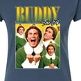 thumbnail image 3 of ELF - Christmas Buddy the ELF - Christmas Juniors Fitted Graphic T-Shirt, 3 of 5