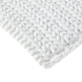 thumbnail image 4 of MAYEERTY 100% Cotton Chenille Chain Stitch Rug, 24"W x 40"L, White, 4 of 7
