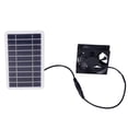thumbnail image 2 of Kit de Panel Solar de 25 W con ventilador Panel Solar de polisilicio ventilador de escape para invernadero casa de mascotas refrigeración plantación de cría, 2 of 8