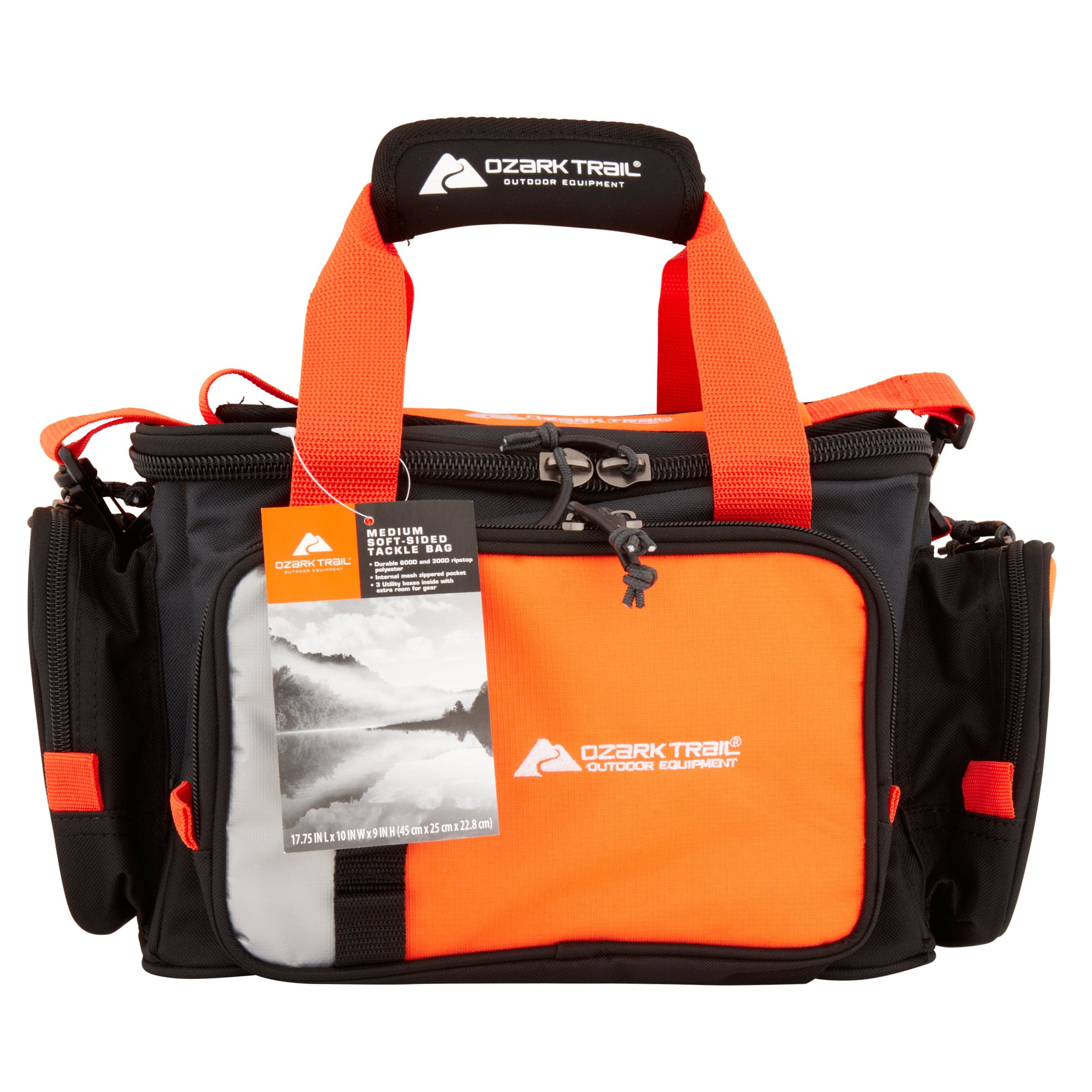 Ozark Trail Outdoor Equipment Medium Soft-Sided Tackle Bag, Orange by Westfield Outdoor Inc.