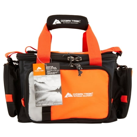 Ozark Trail Outdoor Equipment Medium Soft-Sided Fishing Tackle Bag, Orange  – BrickSeek