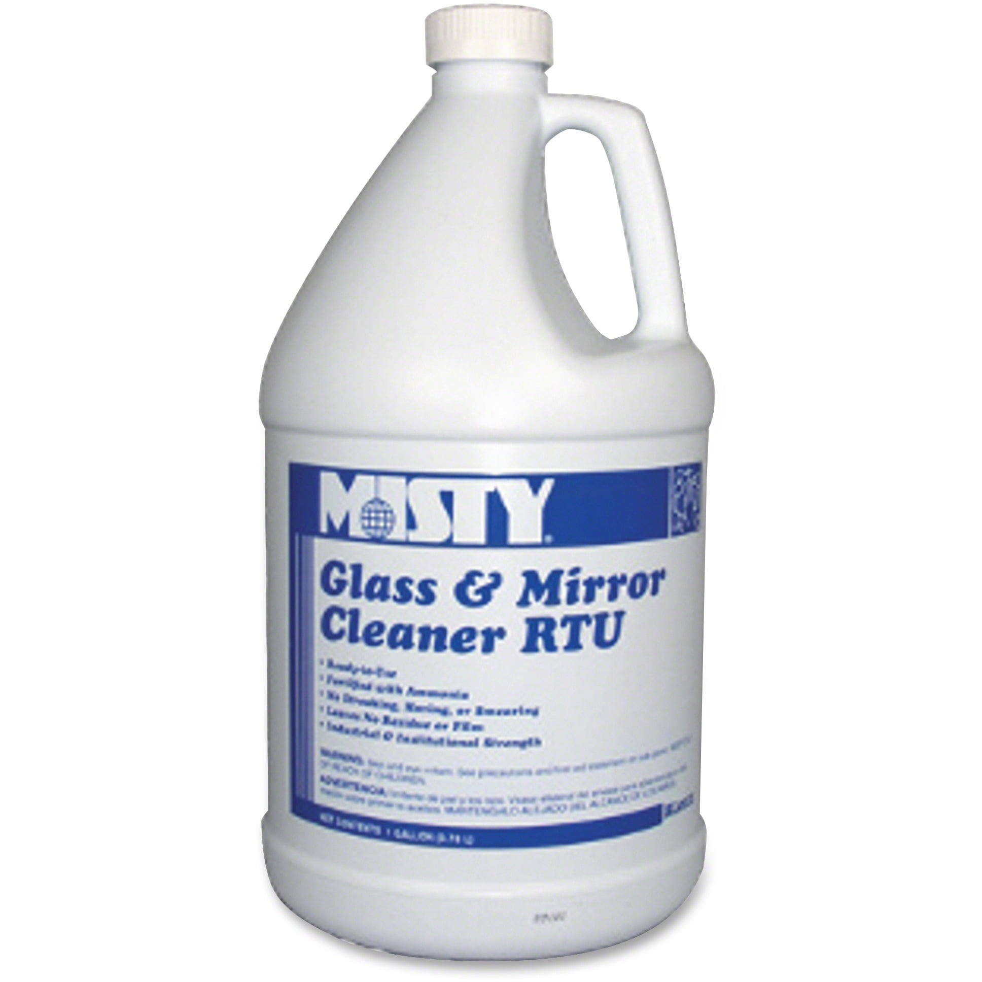 MISTY, AMR1038696, RTU Glass/Mirror Cleaner, 1 / Each, Blue,Clear