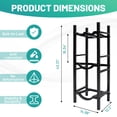 thumbnail image 2 of Refrigerant Tank Rack, Vertical Cylinder Tank Rack with 2x 30lb and Other 2 Saving Space, Tank Holder for Gas Oxygen Nitrogen Freon Acetylene Storage, 2 of 6
