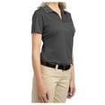 thumbnail image 4 of Yellow Rooster Women's Tech Pique Female Polo T-Shirts Grey Smoke M, 4 of 6