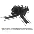 thumbnail image 4 of Unique Bargains 10pcs 9 Inch Extra Large Pull Bow Gift Wrapping Big Organza Bows Ribbon Black for Wedding Baskets Presents, 4 of 6