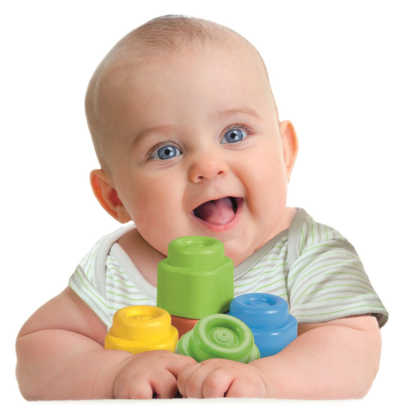Clementoni Clemmy Plus – Play Set Fun Building – Camion, Ruspa E Mattoncini Morbidi (20 Pezzi) – Gioco Educativo 18+ Mesi