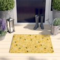 thumbnail image 2 of Yellow Lemon Fruit Slices Yellow Flannel Non Slip Door Rugs,Washable Door Mats Indoor,Decorative Door Mats,Dirt-Resistant and Absorbent Doormat for Entrance,Bedroom,Kitchen,Bathroom,23.5"x16", 2 of 5